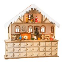 Adventskalender Stube mit Beleuchtung LE10546 Small foot company 1