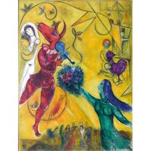 Der Tanz von Marc Chagall K64-12 Puzzle Michele Wilson 1