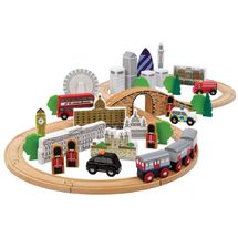 Stadt London Holzeisenbahn Set BJ-T0099 Bigjigs Toys 1