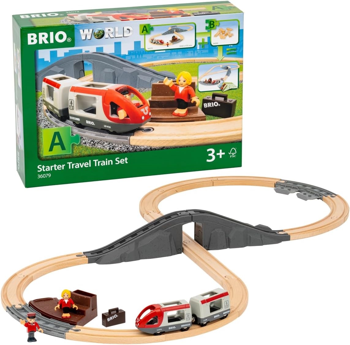 BRIO Eisenbahn Starter Set A