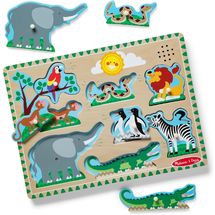 Klang-Puzzle Tiere im Zoo MD00727 Melissa & Doug 1