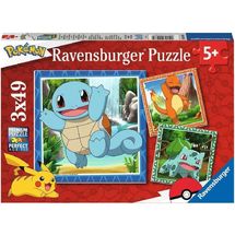 Puzzle Pokemon 3x49 pcs RAV-05586 Ravensburger 1