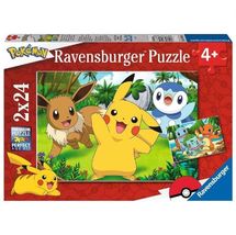 Puzzle Pokemon 2x24pcs RAV-05668 Ravensburger 1