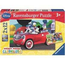 Puzzle Mickey, Minnie und ihre Freunde 2x12p RAV-07565 Ravensburger 1