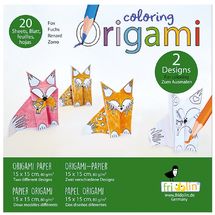 Coloring Origami - Fuch FR-11382 Fridolin 1