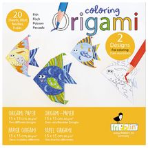 Coloring Origami - Fisch FR-11387 Fridolin 1