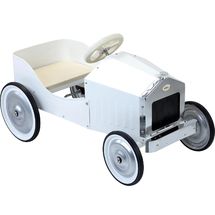 Großes Tretauto Elfenbein V1150W Vilac 1