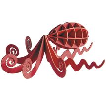 3D Papiermodell - Tintenfisch FR-11659 Fridolin 1