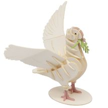 3D Papiermodell - Weiße Taube FRI-11718 Fridolin 1