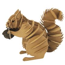 3D Papiermodell - Eichhörnchen FRI-11723 Fridolin 1