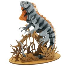 3D Papiermodell - Echse FR-11744 Fridolin 1