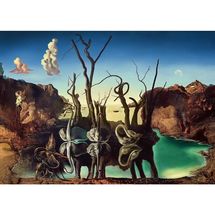 Puzzle Schwäne spiegeln Elefanten 1000 Teile RAV12000193 Ravensburger 1