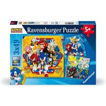 Puzzle Die Abenteuer von Sonic 3x49 pcs RAV12001133 Ravensburger 1