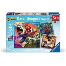 Puzzle Spider-Man-Spezialangriff 3x49 pcs RAV-12004115 Ravensburger 1