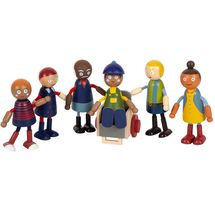 Puppen-Familie mit Rollstuhl LE12396 Small foot company 1