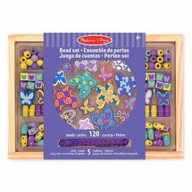 Holzperlen Set - Schmetterling MD14179 Melissa & Doug 1