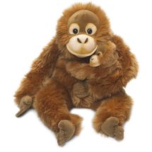 Plüsch Orang-Utan mit baby 25 cm WWF-15191007 WWF 1