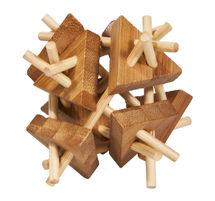 Bambus-Puzzle "Stäbe mit Dreiecken" RG-17160 Fridolin 1