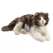 Handpuppe Wuschelige Katze FO-2558 Folkmanis 1
