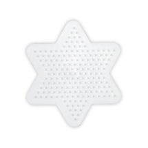 Teller kleiner weißer Stern Kunststoffperlen Midi HAMA-270 Hama 1