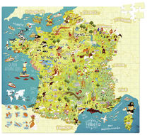 Puzzle Karte von Frankreich V2726 Vilac 1