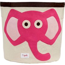 Aufbewahrungskorb rosa Elefant EFK107-000-005 3 Sprouts 1