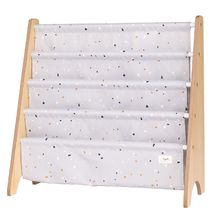 Bücherregal aus recycelter Stoff Terrazzo grau EFK-107-016-013 3 Sprouts 1