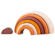 Holzspiel Regenbogenformen natur BJ-33024 Bigjigs Toys 1