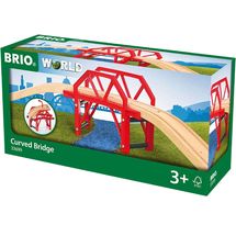 Bahnbrücke mit Auffahrten BR33699 Brio 1