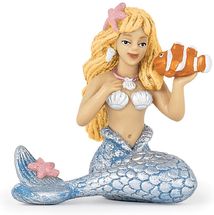 Silberne Meerjungfrau Figur PA39107 Papo 1