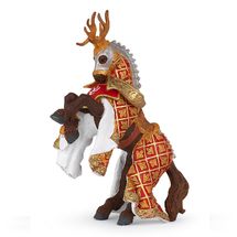 Pferd des Waffenmeisters, Hirschwappen-Figur PA39912-2870 Papo 1