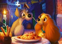 Puzzle Lady und der Tramp 1000 Teile RAV12000003 Ravensburger 1