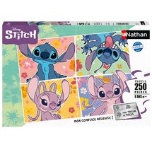 Puzzle Stitch in guter Gesellschaft 250 Teile N12004090 Nathan 1