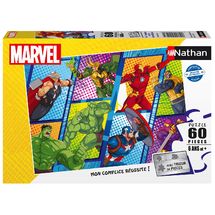 Puzzle Die Avengers gegen die Schurken 60 Teile N12004147 Nathan 1
