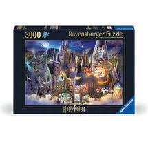 Puzzle Schloss Hogwarts Harry Potter 3000 Teile RAV17561 Ravensburger 1