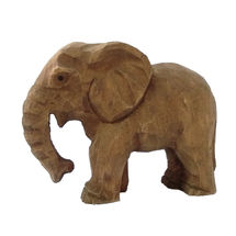 Figur Elefantenkalb aus Holz WU-40465 Wudimals 1