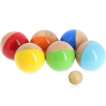 Buntes Pétanque-Spiel aus Holz V4060 Vilac 1