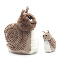 Plüschschnecke mutter und ihr Baby braun DE75302 Les Déglingos 1