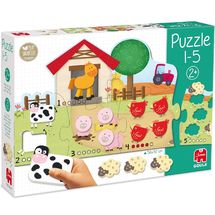 Puzzle Zahlen von 1 bis 5 GO53438 Goula 1