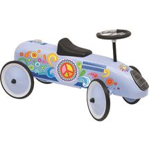 Rutscherfahrzeug blau Peace and Love GK53770 Goki 1