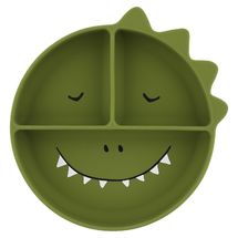 Silikon-Esslernteller mit Saugnapf Mr Dino TX-96-439 Trixie 1