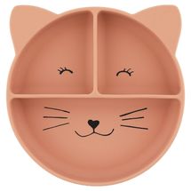 Silikon-Esslernteller mit Saugnapf Mrs Cat TX-96-451 Trixie 1