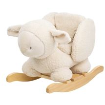 Schaukeltier Schaf Teddy ecru NA544061 Nattou 1