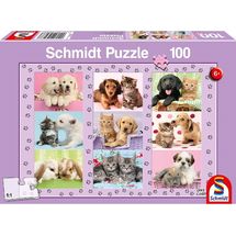 Puzzle Meine Tierfreunde 100 Teile S-56268 Schmidt Spiele 1