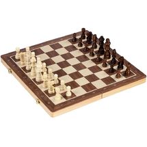 Schach und Dame Spiel, magnetisch GK56314 Goki 1