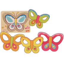 Schichtenpuzzle Schmetterling GK57305 Goki 1