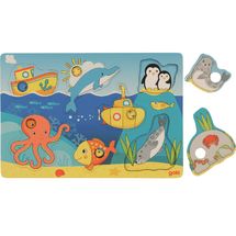 Hintergrundbildpuzzle Meerestiere GK57307 Goki 1