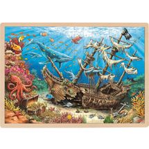 Einlegepuzzle Versunkenes Schiff GK57319 Goki 1