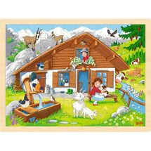 Einlegepuzzle Auf der Alm GK57381 Goki 1