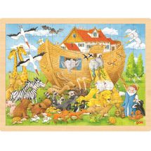 Einlegepuzzle Einzug in die Arche Noah GK57535 Goki 1